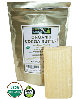 Raw Cocoa Butter - CERTIFIED ORGANIC Pure & Natural