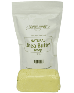 Shea Butter - Nature's Perfect Organics 100% Pure RAW Unrefined Shea Butter